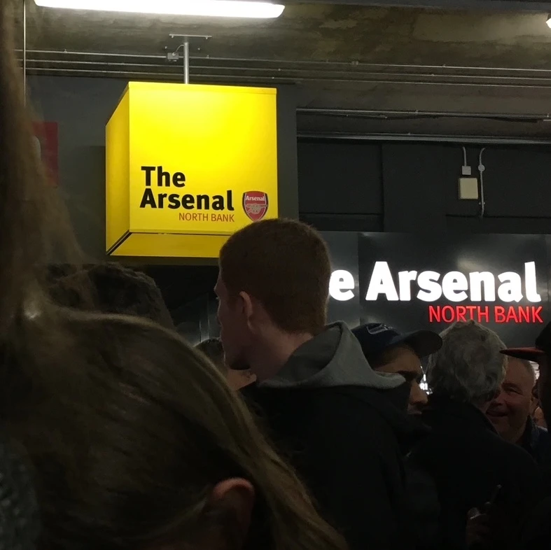 The arsenal north bank photo
