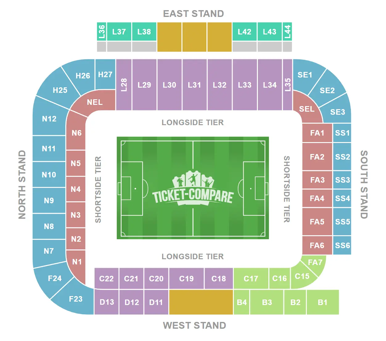 Elland Road Siddeplan