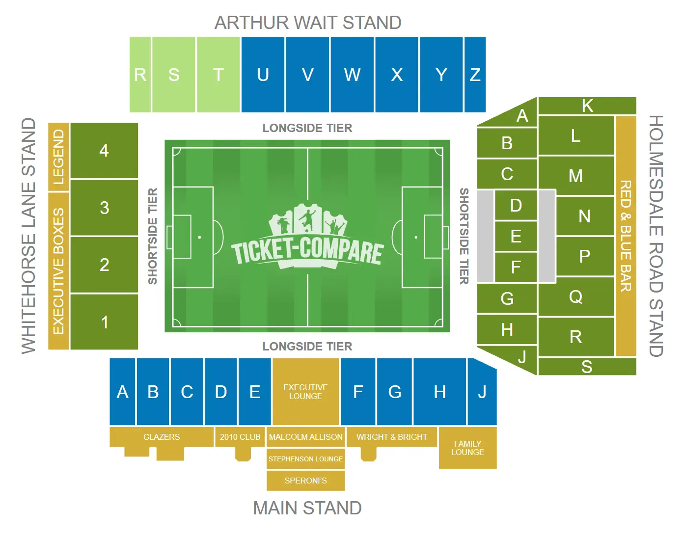 Selhurst Park Siddeplan