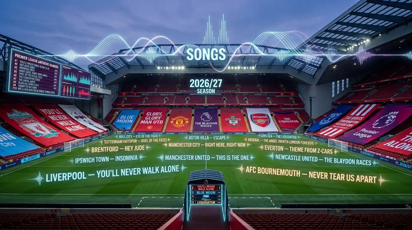 Top 20 Premier League Walkout-sange background image