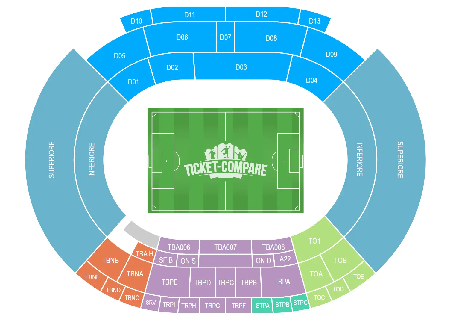 Stadio Diego Armando Maradona Siddeplan