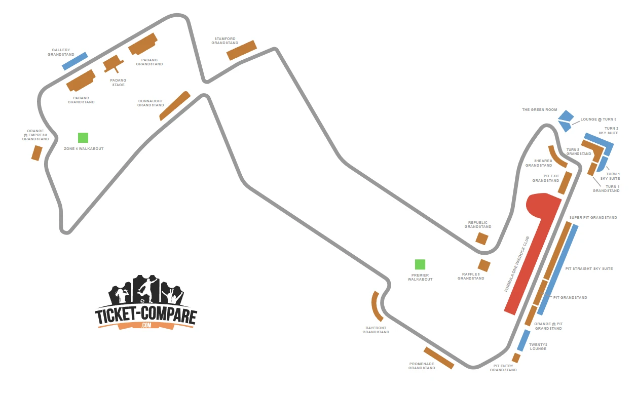 Marina Bay Street Circuit Siddeplan