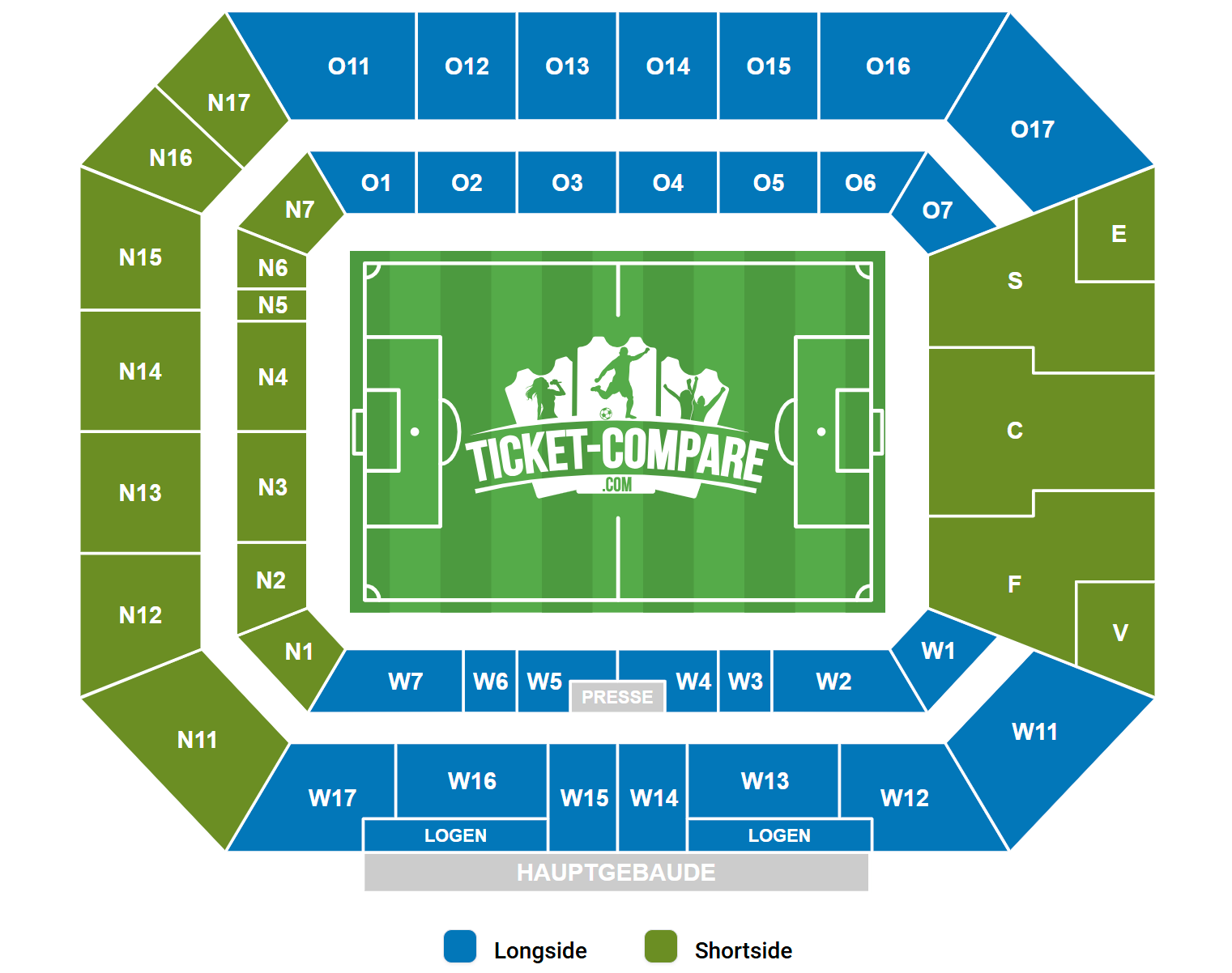 Europa-Park Stadion Siddeplan