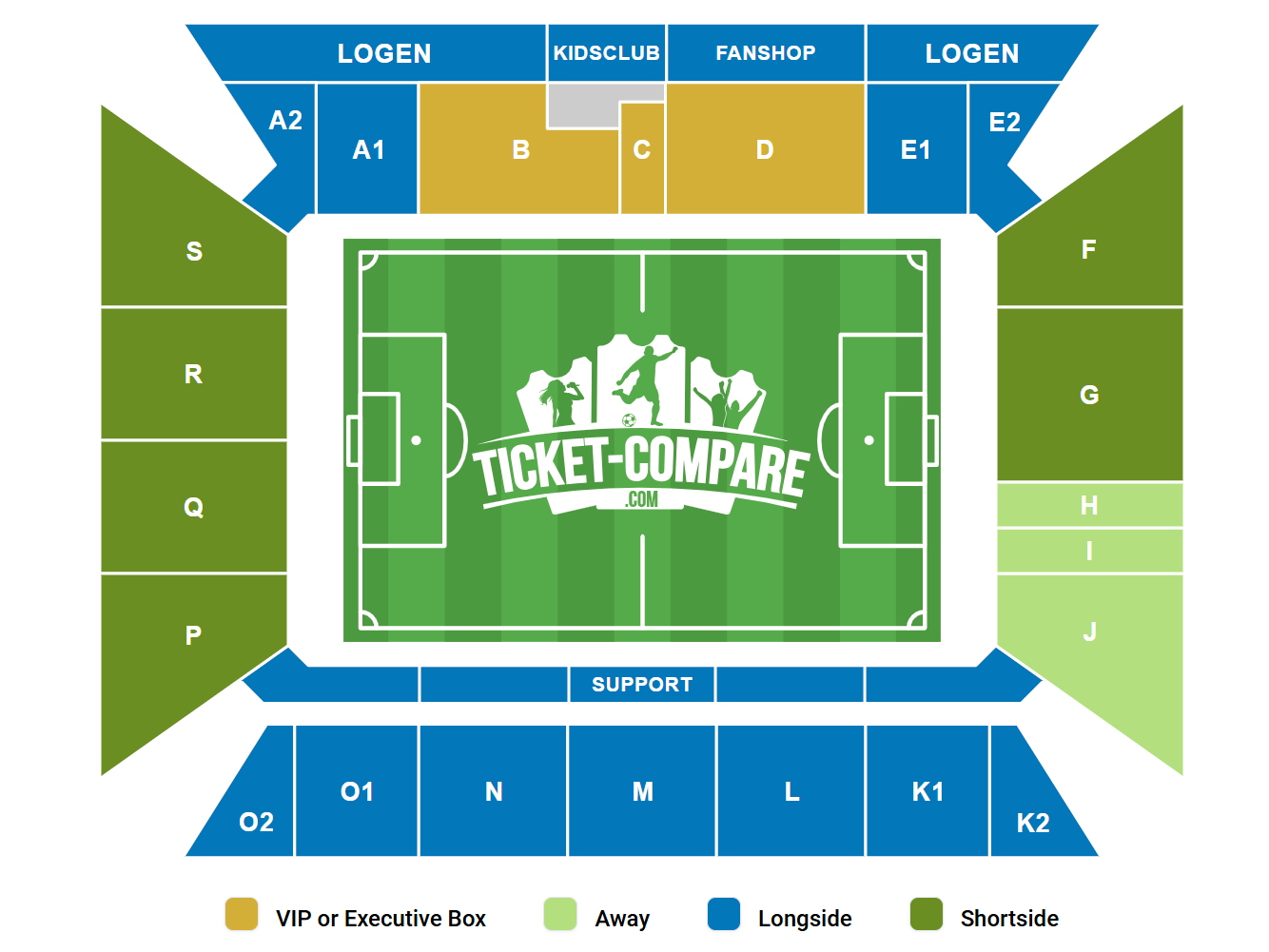 Mewa Arena Siddeplan