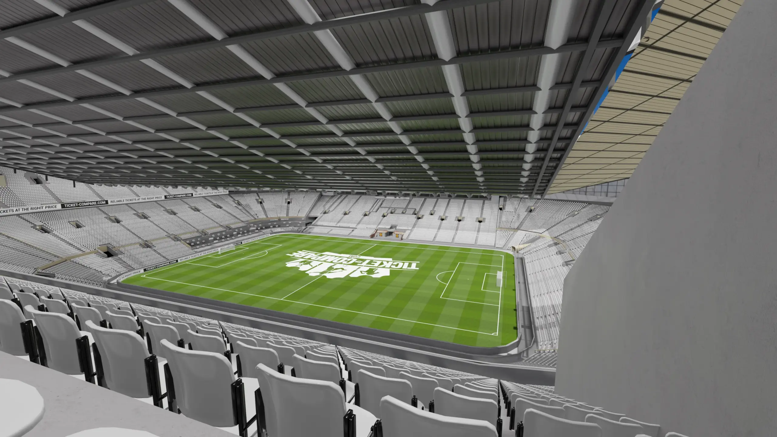 Illustration af Old Trafford Hospitality (Blok n3408) view