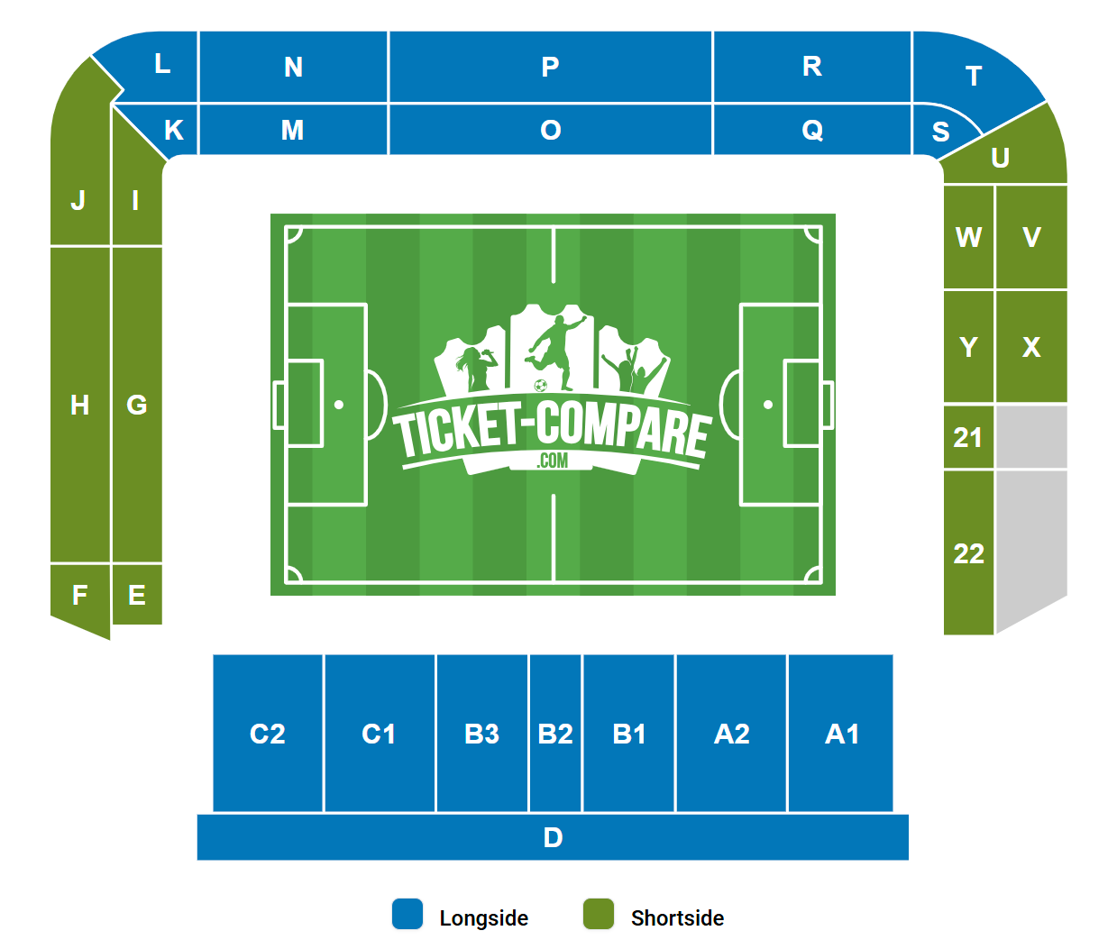 Stadion An der Alten Försterei Siddeplan