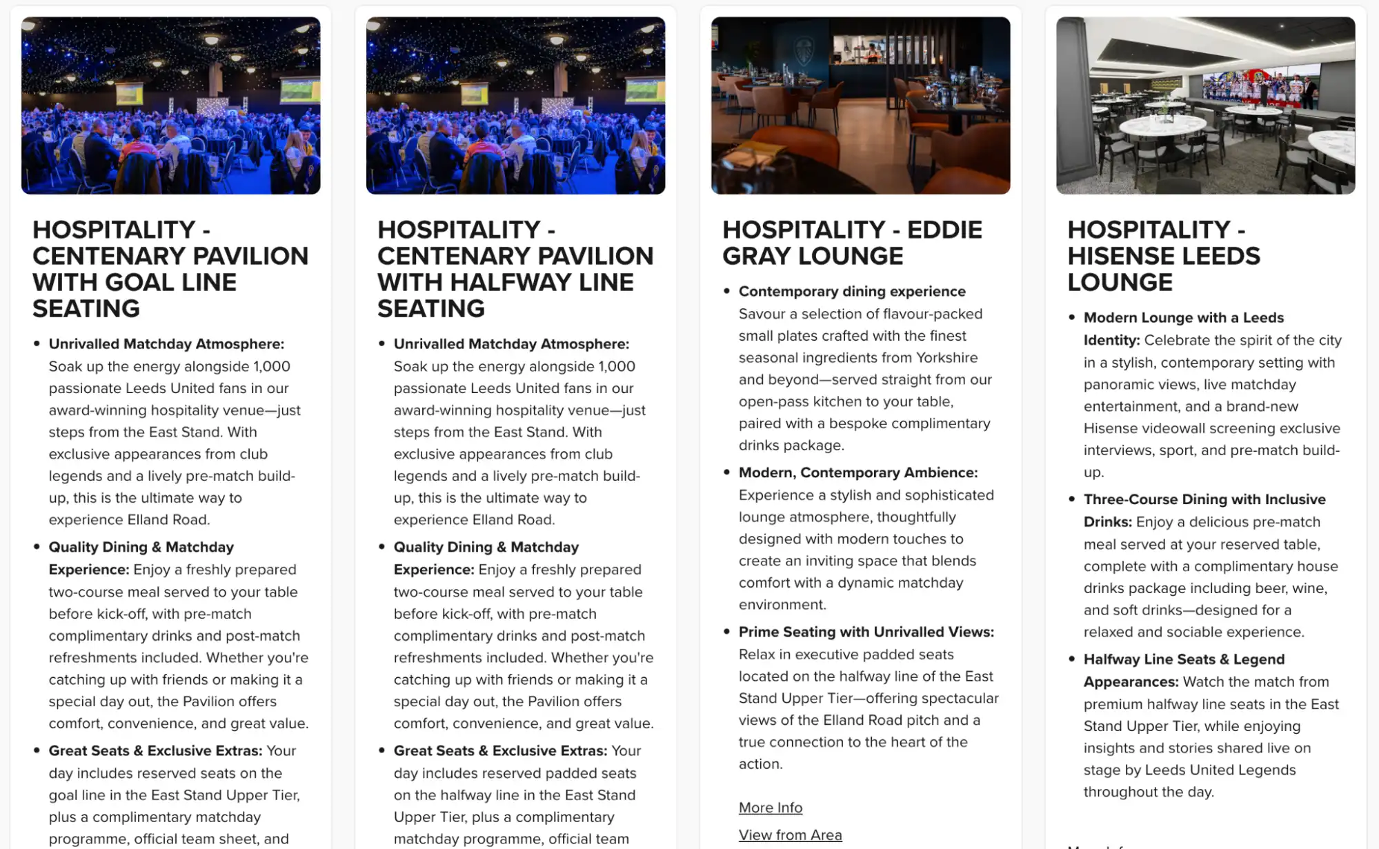 screenshot af Hospitality Packages