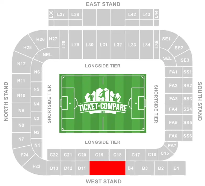 screenshot af West Stand Hospitality area