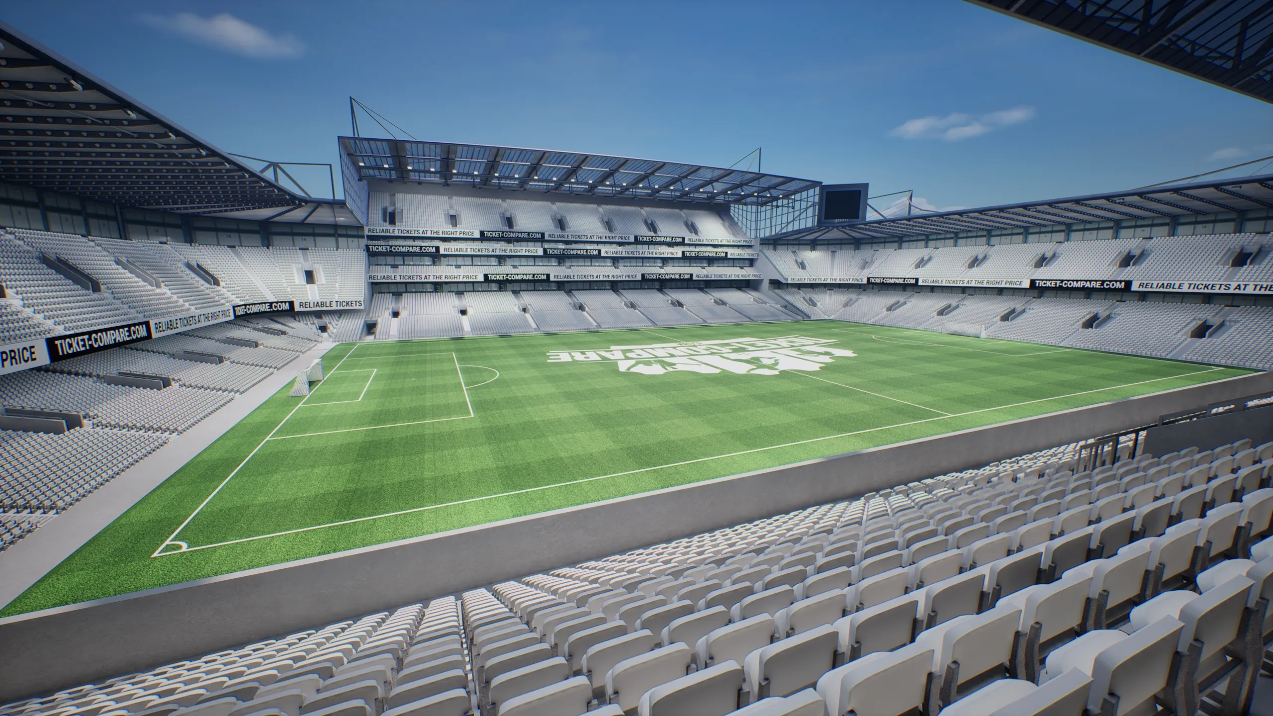 Udsigt fra Captains' Bar Stamford Bridge