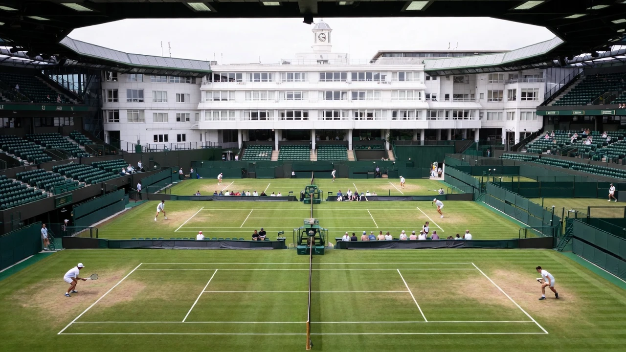 Sådan ser du de største spillere til Wimbledon: På hvilke baner spiller stjernerne? background image