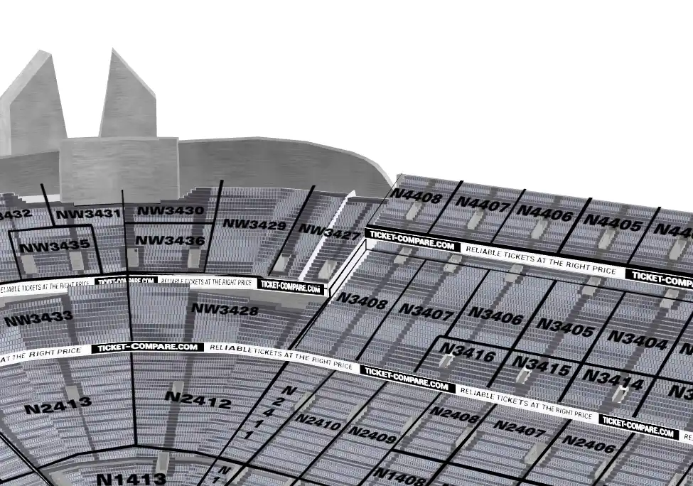 Old Trafford stadionkort 3D render